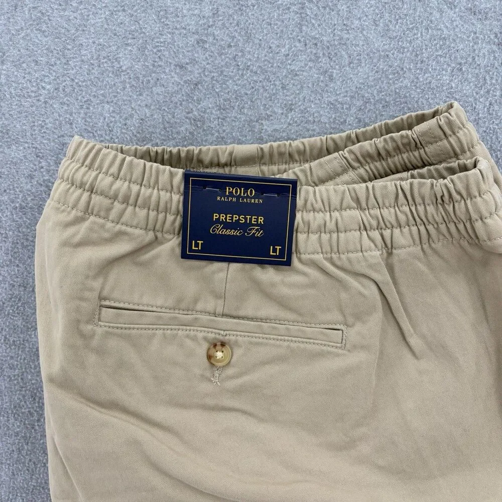 Polo Ralph Lauren Prepster Stretch Classic Fit 8” Khaki Shorts Men’s LT NWT